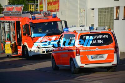 Essen auf Herd - 2 Verletzte bei Küchenbrand in Aalen