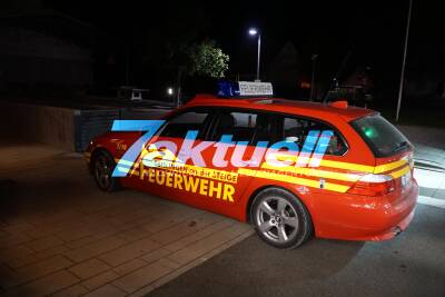 Baustellenfahrzeug brennt in S21 (NBS Stg-Ulm) Tunnelbaustelle: Feuerwehr im Großeinsatz