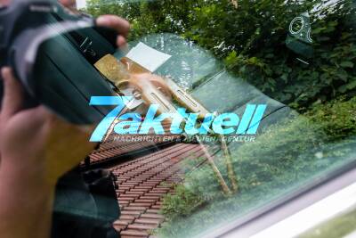 Polizeilage in Burgstall - Polizisten sichern 2 Gewehre