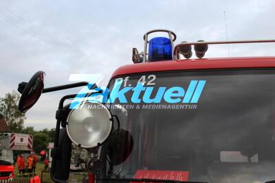 Scheune mit Metzgereimaschinen wird Raub der Flammen / rund 300.000€ Euro Sachschaden