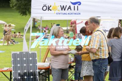 Tag zur Elektromobilität im Freibad Nürtingen
