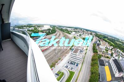 Aktuelle Impressionen des Sky Hochhauses in Bietigheim Bissingen