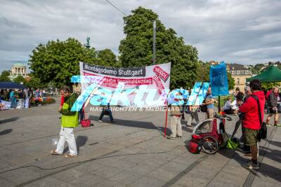 Sommer Kultur Demo am Schlossplatz
