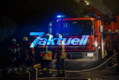 Birkmannsweiler: Zimmerbrand in Einfamilienhaus - Starke Rauchentwicklung - Feuerwehr im Einsatz