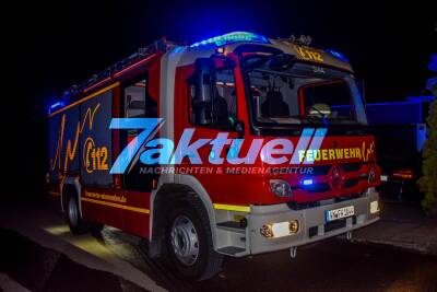 Birkmannsweiler: Zimmerbrand in Einfamilienhaus - Starke Rauchentwicklung - Feuerwehr im Einsatz