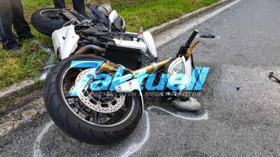 Verletzter Motorradfahrer nach Vorfahrtsmissachtung im Fleiner Wald