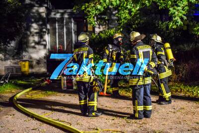 Feuer beim Tennisclub Durlach sorgt für Grosseinsatz der Feuerwehr: Küchenbrand in Gaststätte des TC Durlach - Herd in Flammen