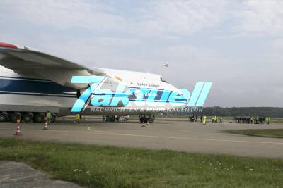 Wilkommen zu Hause Landshut - Das größte Frachtflugzeug der Welt bringt die Landshut nach Friedrichshafen