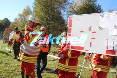 Heißer Süden 2017: Katastrophenschutz-Übung: WaldBrandschadensstelle Betzenberg des Landkreises Esslingen