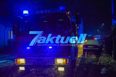 Feuer in Pension fordert 4 Verletzte: Wasserrohrbruch wegen Schneefall verursacht Kabelbrand - Feuerwehr im Grosseinsatz