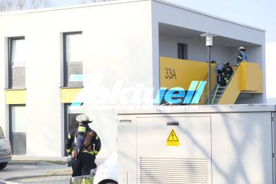 Brand in Küche in Asylbewerberunterkunft