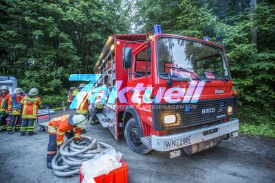 Geprobt für den Ernstfall: Feuerwehr Allmersbach, Backnang, Auenwald und Winnenden üben den Gefahrguternstfall