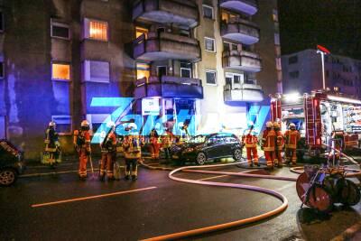 Update Pressemeldung Brand in Hochhaus. Familie bei Brand verletzt