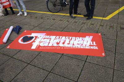 Letzte Generation demonstriert gegen ihre Kriminalisierung