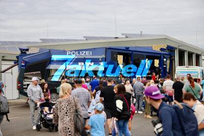 Großer Andrang beim Tag der offenen Tür des Polizeipräsidiums Mannheim