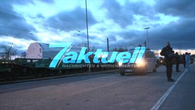 Castor-Transport: Radioaktiver Müll aus Frankreich in Philippsburg eingetroffen