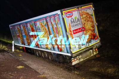 LKW-Unfall auf der Bundesautobahn A10 zwischen AS Birkenwerder und AS Mühlenbeck
