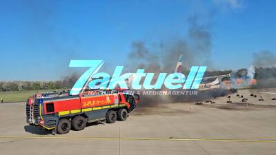 Feuer & Explosion am Airport Düsseldorf  - Viele Passagiere und Reisende Verletzt - Einsatzkräfte im Großaufgebot im Einsatz -  ICAO und der European Aviation Safety Agency (EASA) Übung am Airport