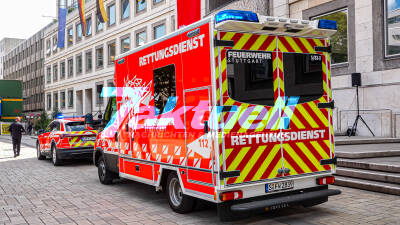 Neues Design der Feuerwehr Stuttgart - 3 Einsatzfahrzeuge mit dem neuen Stuttgarter Design der Feuerwehr