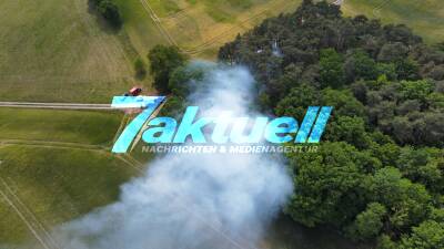 Waldbrand: 0,6 Hektar in Märkisch Linden schnell unter Kontrolle - keine Gefahr für Anwohner