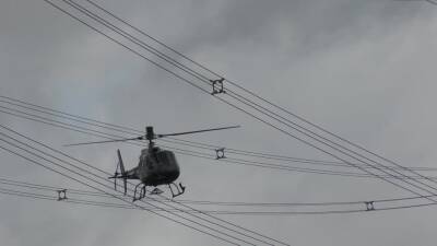 Sprengung der Kühltürme des ehemaligen Kernkraftwe...