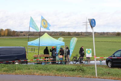 Sprengung der Kühltürme des ehemaligen Kernkraftwe...