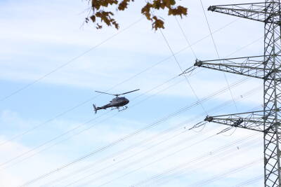 Sprengung der Kühltürme des ehemaligen Kernkraftwe...