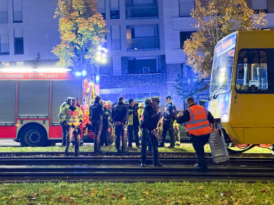 Tödlicher Straßenbahnunfall in der Schlossstraße