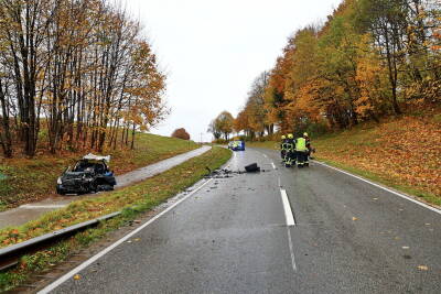 Horrorunfall: Der Lenker hatte keine Chance.

Um...