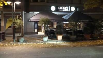 Großer Polizeieinsatz Person wohl schwer mit Messe...