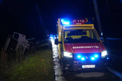 WIEDEMAR: In der Nacht zu Montag verunglückte auf...